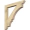 Ekena Millwork Balboa Slat Rough Sawn Bracket, Douglas Fir, 4"W x 36"D x 36"H BKT04X36X36BOA06RDF - alternate 1